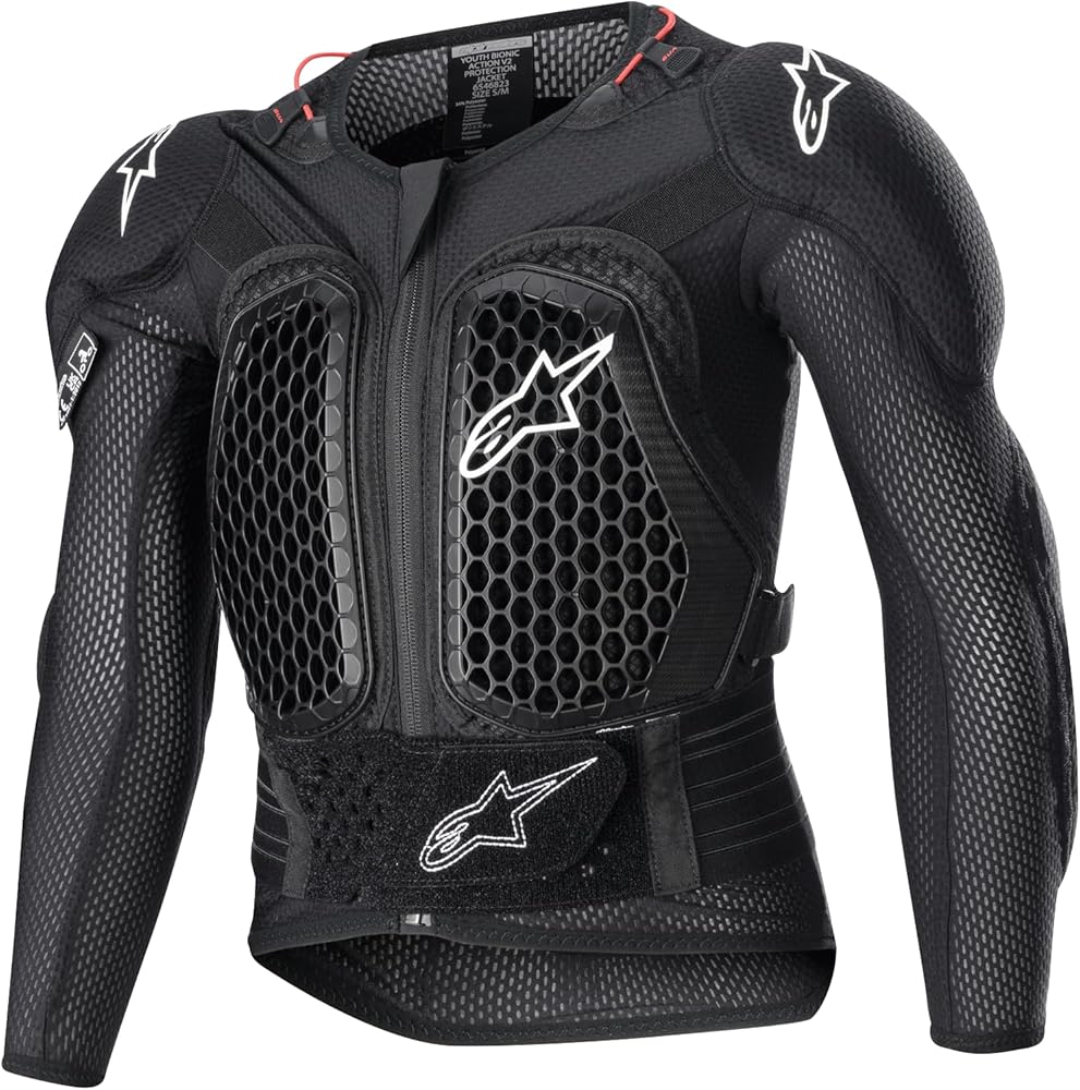 Amazon.com: Alpinestars 6546823-10-S/M: Youth Bionic Action V2