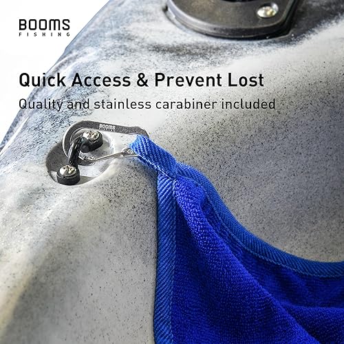 Miniatura 4 de Booms Fishing B0T - Toalla de pesca de microfibra con clip, paquete de 3 colores surtidos