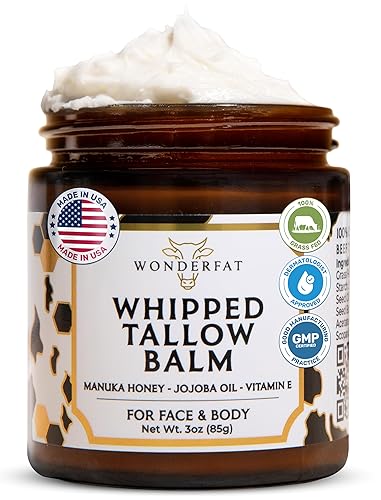 Grass-Fed Whipped Tallow Balm – Face & Body Moisturizer with