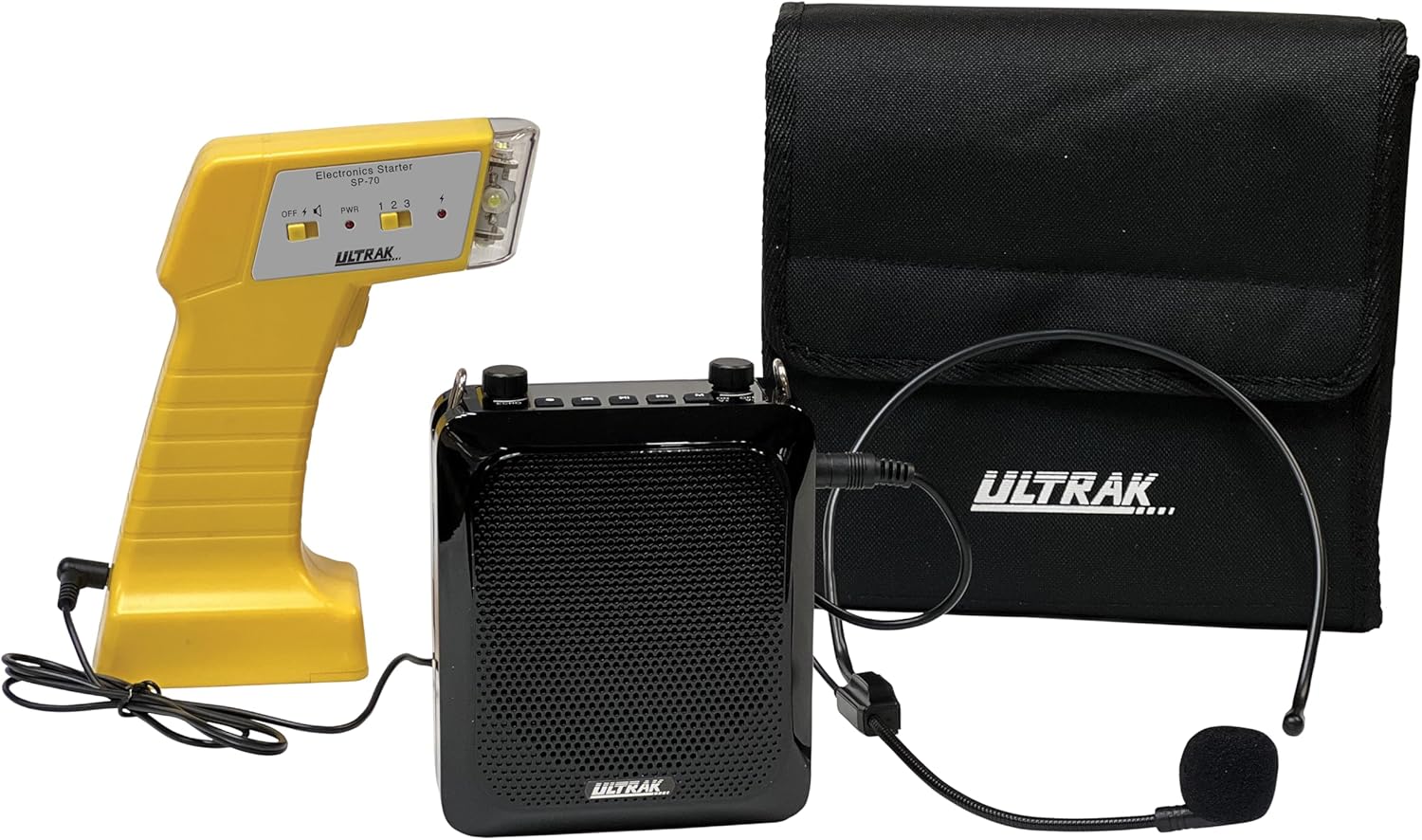 Ultrak SP-70-SET Electronic Starter & Portable Amp, Yellow