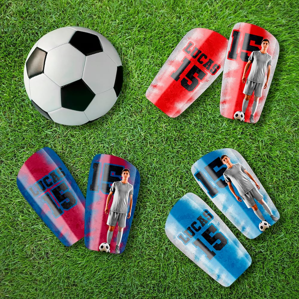 Protège-tibia Personnalisé Enfant Protège-tibias Personnalisés - Choisissez Votre Design Ou Photo ! Taille Enfant à Adulte+ Tibia Personnalisable Tip Top