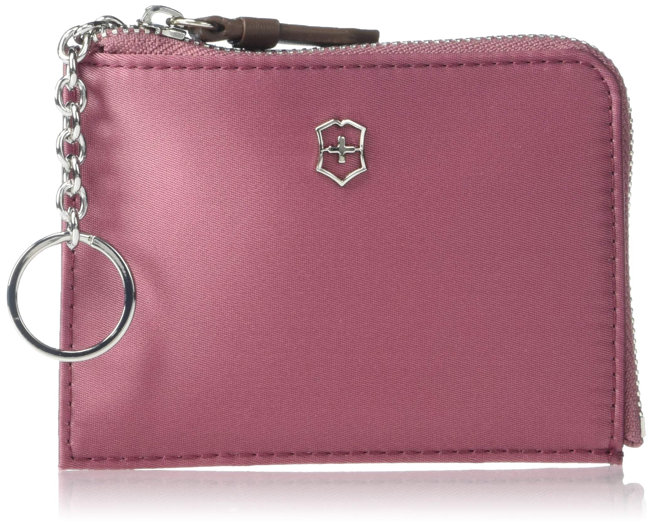 Victorinox Women's Victoria 2.0 Key Holder Continental Wallet with RFID Protection, Cassis, 3.1-inch