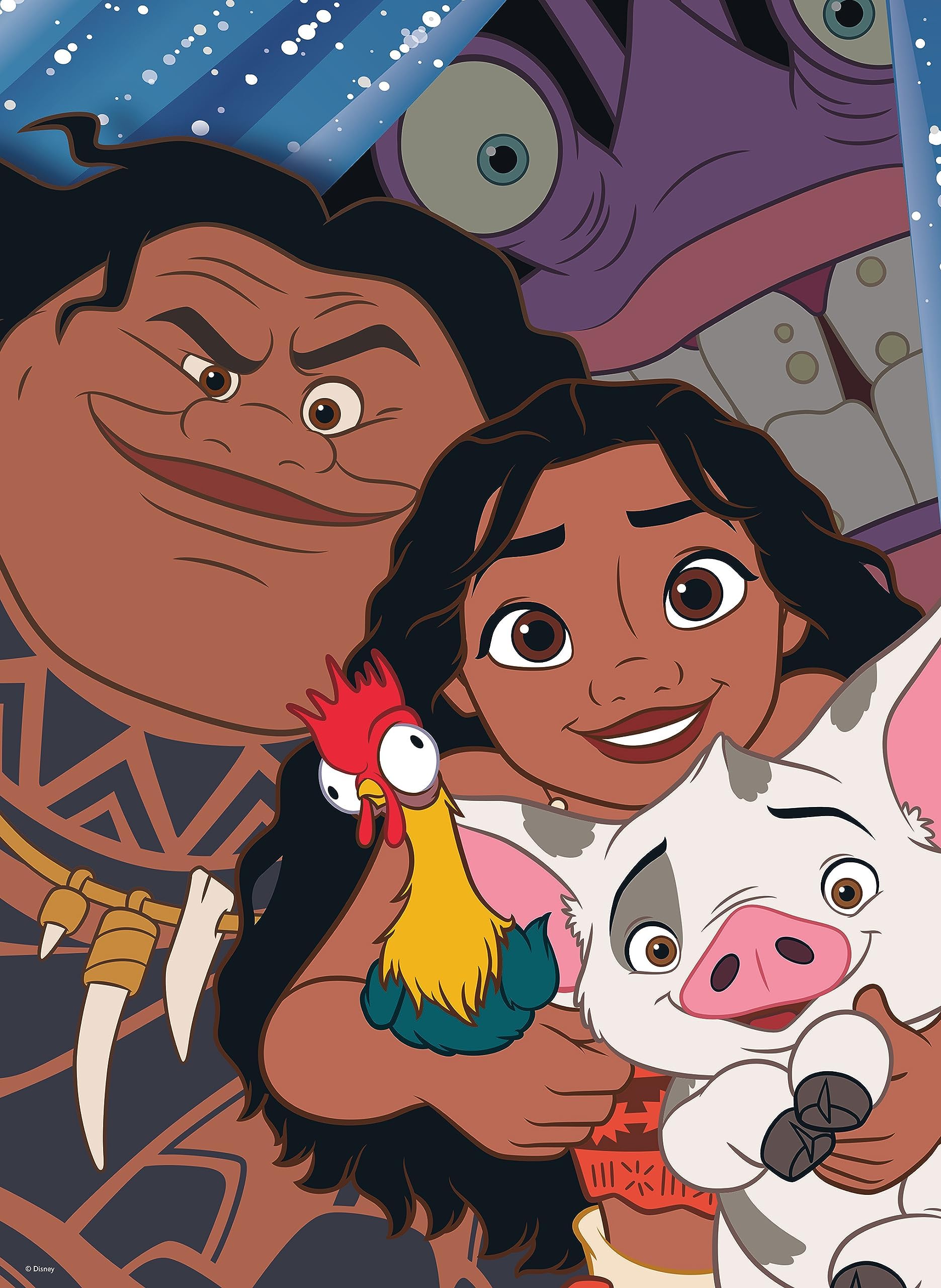 Amazon.com: Ceaco - Disney's 100th Anniversary - Moana - Selfies