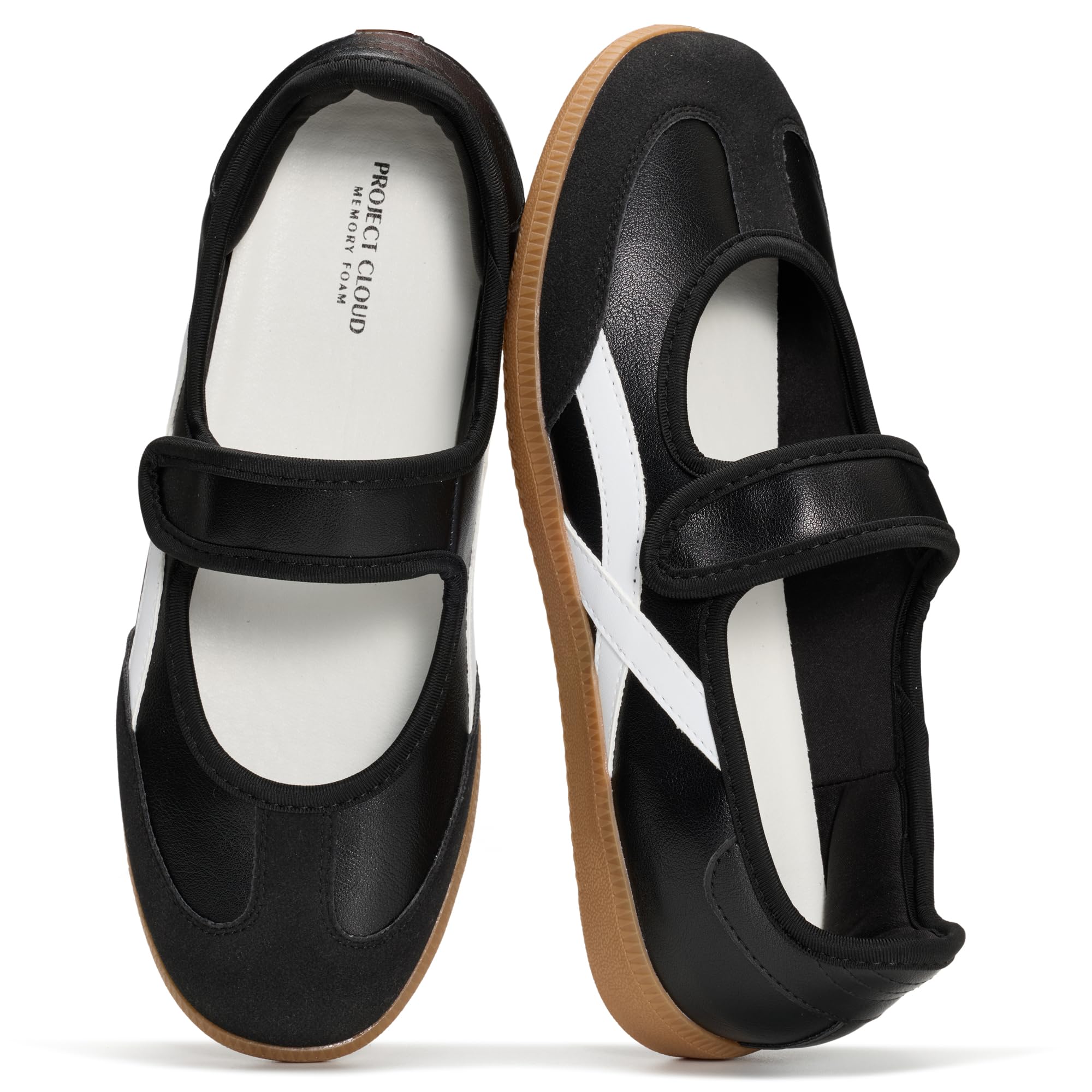 Project Cloud Comfortable Womens Shoes - Casual Trendy Mary Jane Shoes Women with Memory Foam - Lightweight & Non-Slip Fashion Sneakers for Women 2026 (Spring)