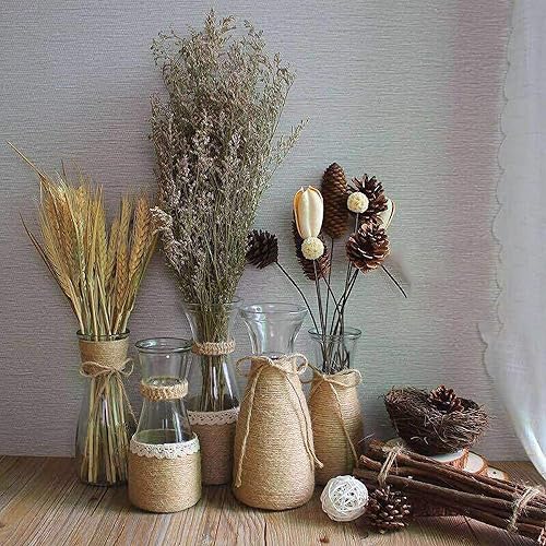 Miniatura 3 de Cordel de yute natural, cuerda de cáñamo de 328 pies de 0.157 in para envolver regalos, manualidades, plantas, jardín, Navidad, hecha a mano,