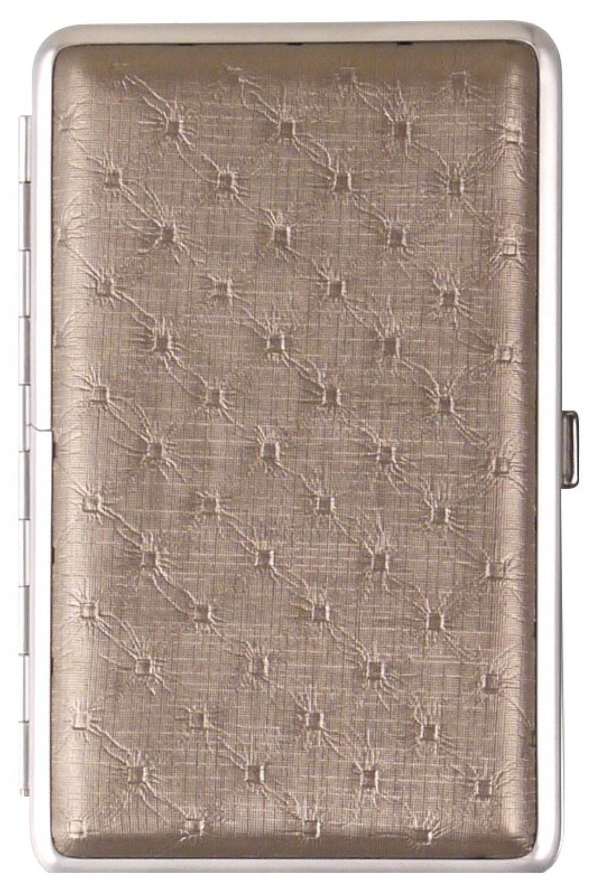 Zigarettenetui Damen Beige Mit Steinchen - Für 85mm & 100mm Packungen