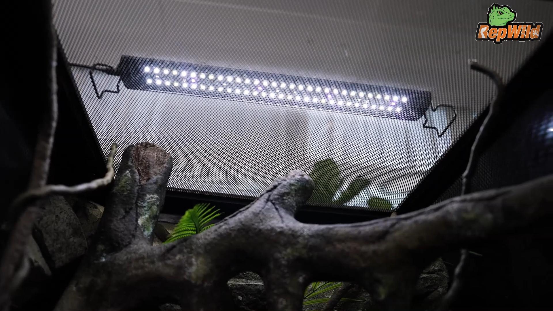 WACOOL TERRA Dimming LED UVB Reptile Light Bar - 24 Inch, Adjustable Brightness & 3 Light Modes - View #8