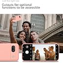 YATWIN Silicone Back Case for Google Pixel 8A, Soft-Touch Phone Back Cover for Google Pixel 8A - Pink gallery image