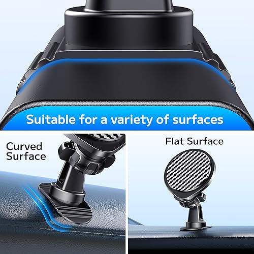 Miniatura 7 de Magsafe - Soporte de coche imanes fuertes Soporte magnético para teléfono para salpicadero de ventilación de automóvil manos libres Soporte de