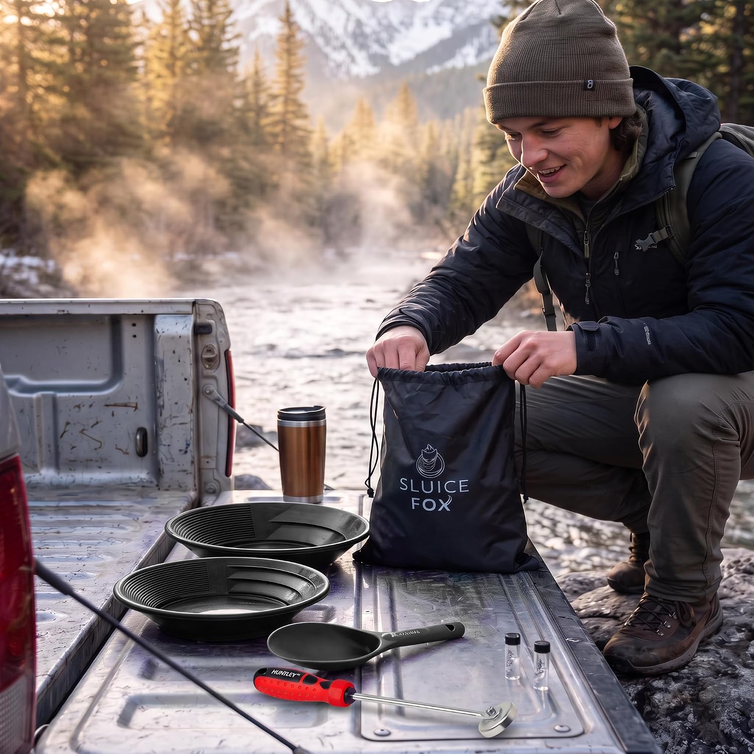 Sluice Fox Gold Panning Kit with Bag image 2