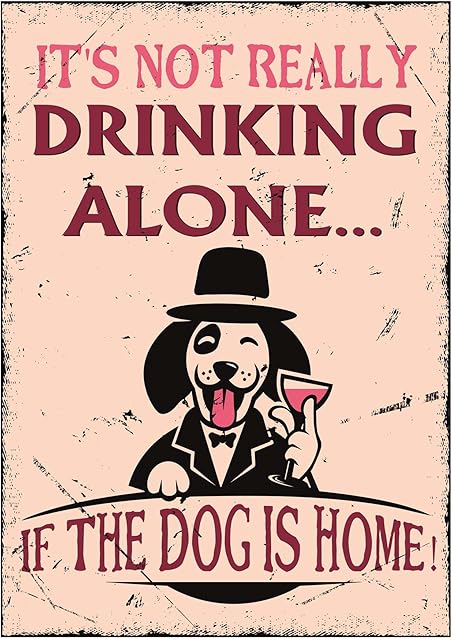 Bang Tidy Clothing Metal Bar Signs Tin Plaque Vintage Style - Ideal Accessories for Home Bar Pub Shed Man Cave Gift - 3 Sizes It's Not Really 2