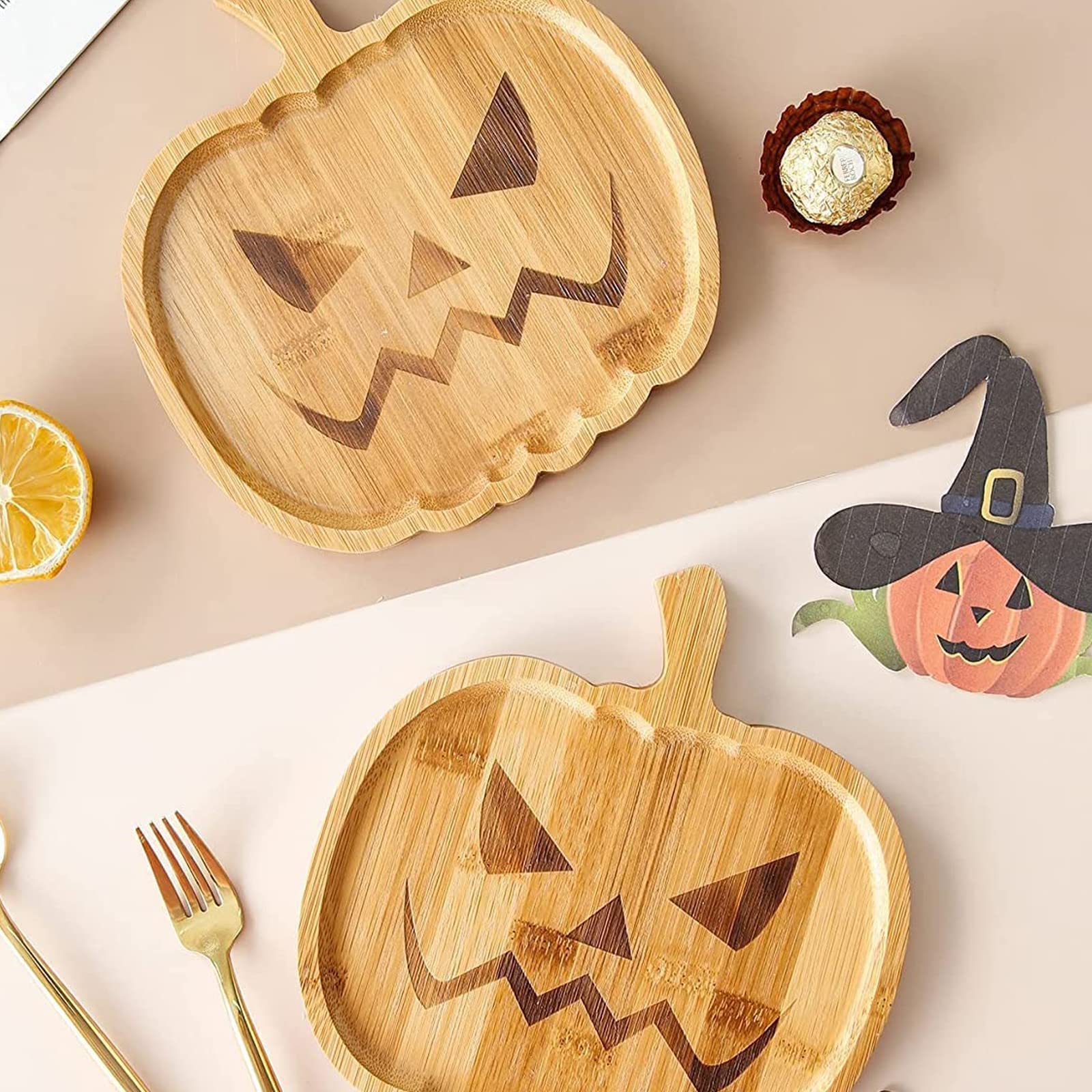 Kürbis-Kuchenaufsatz Aus Holz – Für Den 1. Geburtstag, Halloween/Herbst-Thema, Handgefertigt, Ungiftig