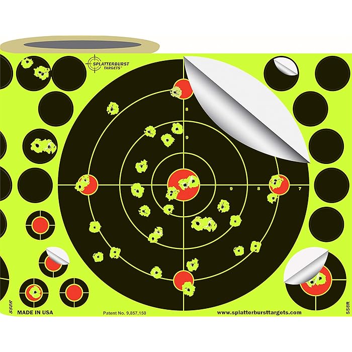 Buy Splatterburst Targets Roll of (100) 8 Inch Stick & Splatter Self