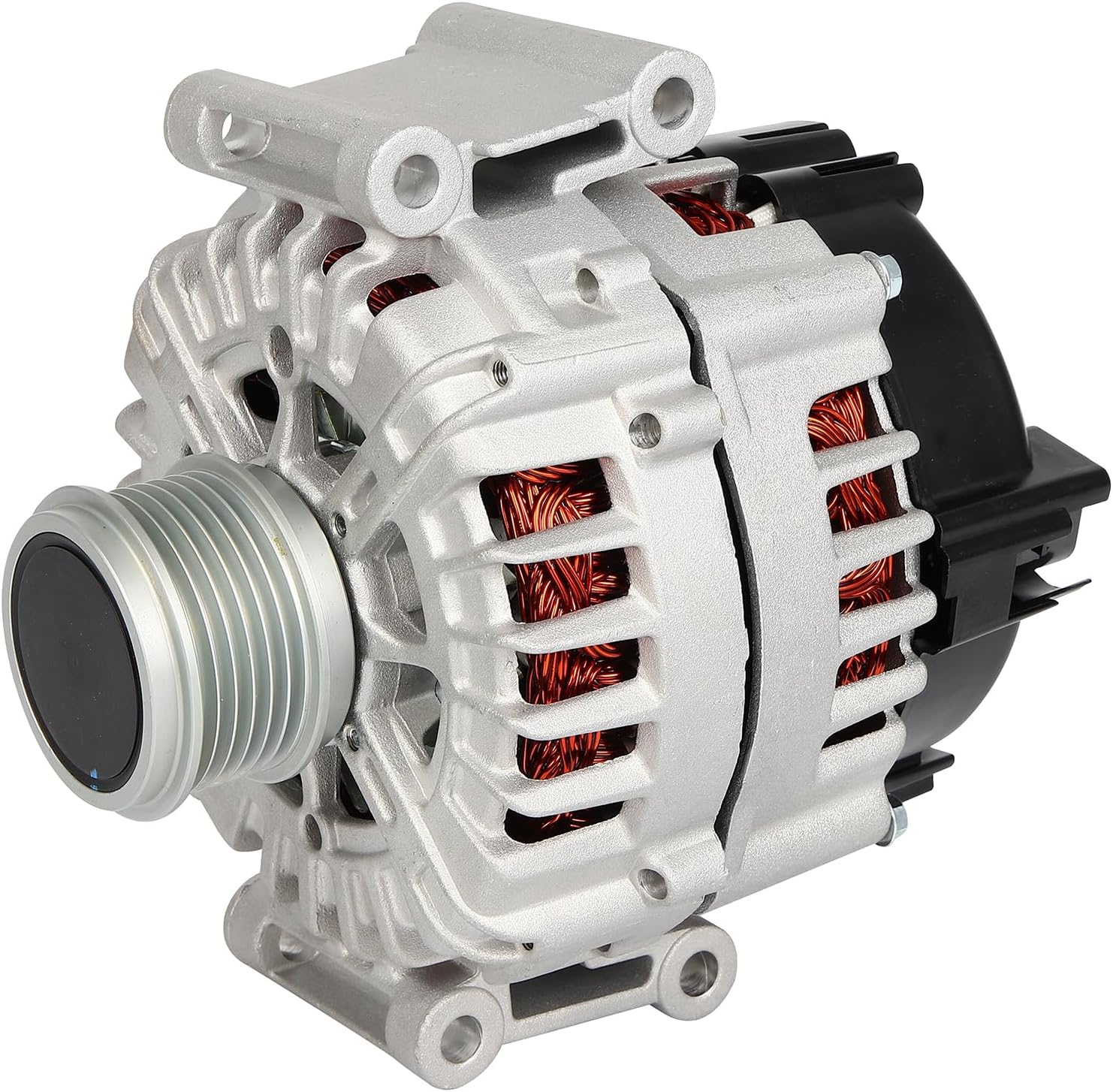 180A SCITOO Alternator New for Audi for A4 2.0L 2013-2016,for A4 Quattro 2.0L 2013-2016,for A5 Quattro 2.0L 2013-2016, for allroad 2.0L 2013-16, for Q5 2.0L 13-17 12V CW 6-Groove Ref: 11706 LRA03392
