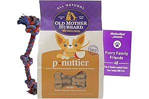 Old Mother Hubbard Classic P-Nuttier Dog Treats with Included Goodies