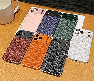 人気 ストリートブランド ゴヤール スマホケース iPhone17用ケース ゴヤール Y字柄 iPhone16ケース iPhone15ケース 镜面ガラスケース マルチカラー 欧米風 個性 創意 ファッション 全面保護 iPhone多機種対応 (iPhone 15,ホワイト)