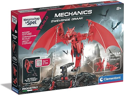 Clementoni Science & Game Robotics - Dragón flotante, kit STEM, robot de juguete para niños, más de 8 años, 66991