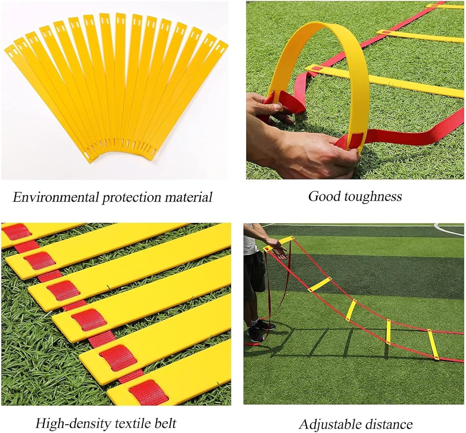 Agility Ladder Flexibility Fitness Jumping Ladder Footwork Sport, for Personal Training