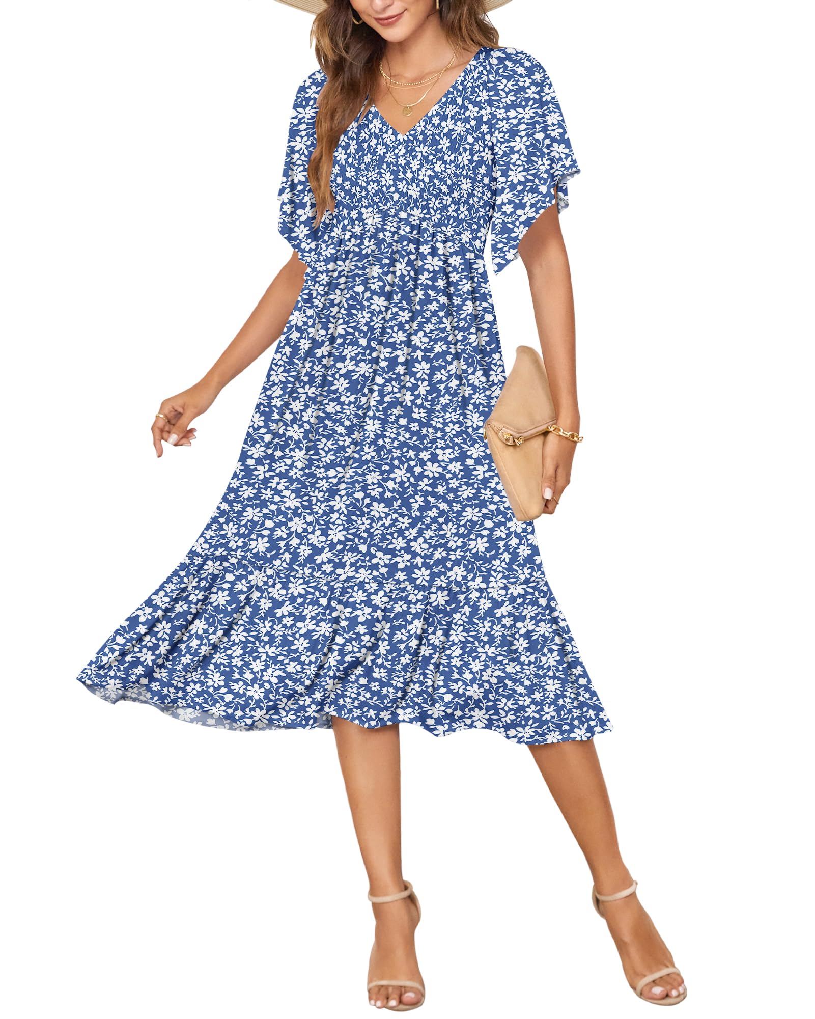 AUSELILY Empire Waist Dress