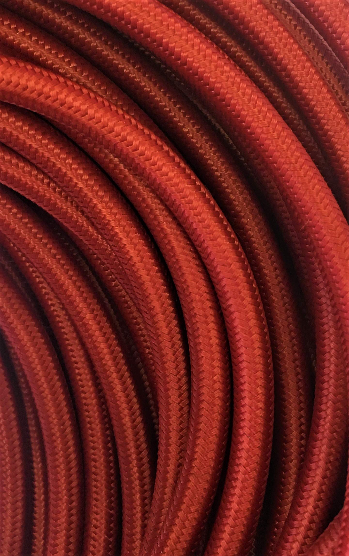 Kopp Metro De Cable Textil De 3 Hilos, H03 VV-F, 3 X 0,75 Mm², Longitud 2 M, Cable De Tela Para Lámpara, 250 V, Plata, 151502123