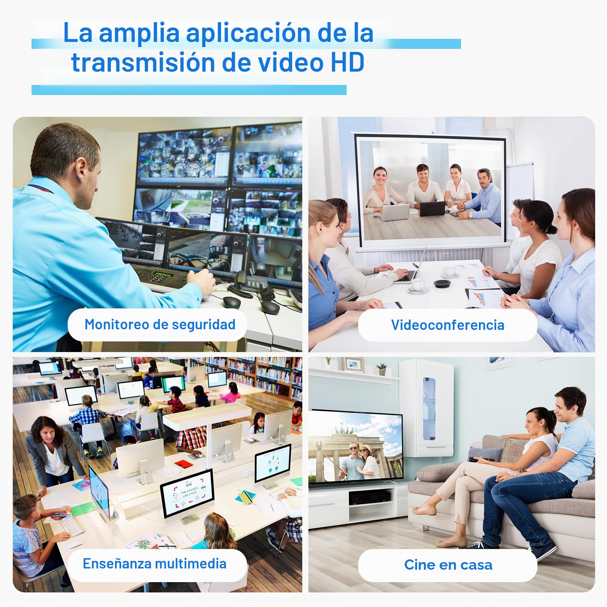 Mini alargador de vídeo 3G-SDI con Salida en Bucle SDI 1080P 3G-SDI Fibra Convertidor Extensión de distancias de hasta 20 km en un transceptor óptico monomodo con talaje o inverso RS485
