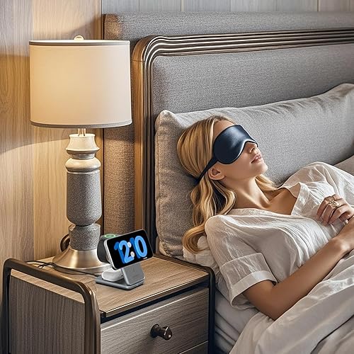 Miniatura 9 de Estación de carga inalámbrica para iPhone Xpencifan Travel 3 en 1 Cargador Soporte Múltiples Dispositivos para Apple Watch Ultra SE 9 8 7 6 5 4 3 2