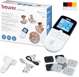 Beurer EM49 PainFree Digital TENS and EMS Machine | Drug-free natural pain relief | 3-in-1 pain relief, rehabilitation and massage | 70 training programmes | 2 channels | 4 self-adhesive electrodes - 9