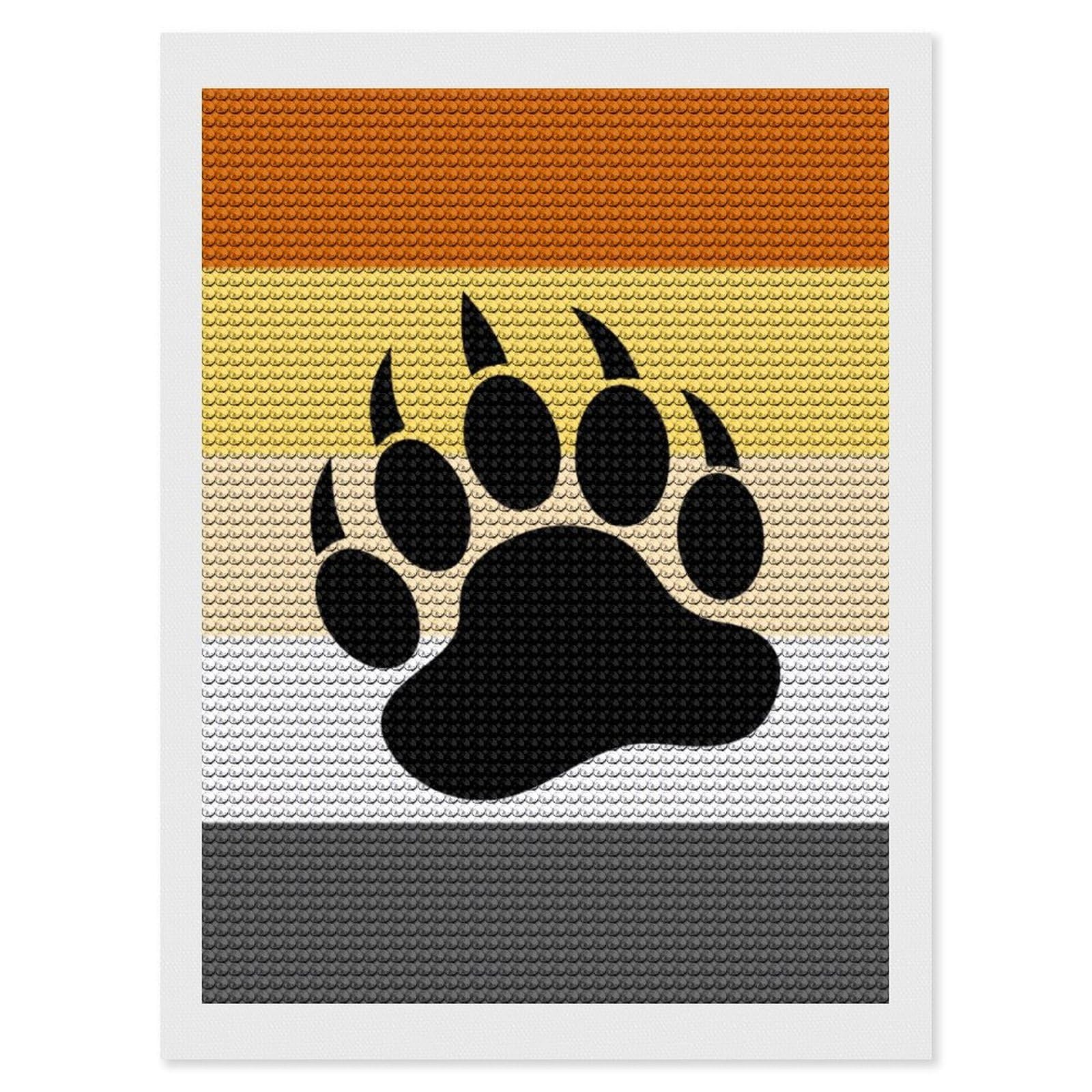 Nclqvjxzkhw Style Gay Bear Diamond Art Painting For Adult Round Diamonds Pictures Arts Crafts Home Wall Decor 12"X16"