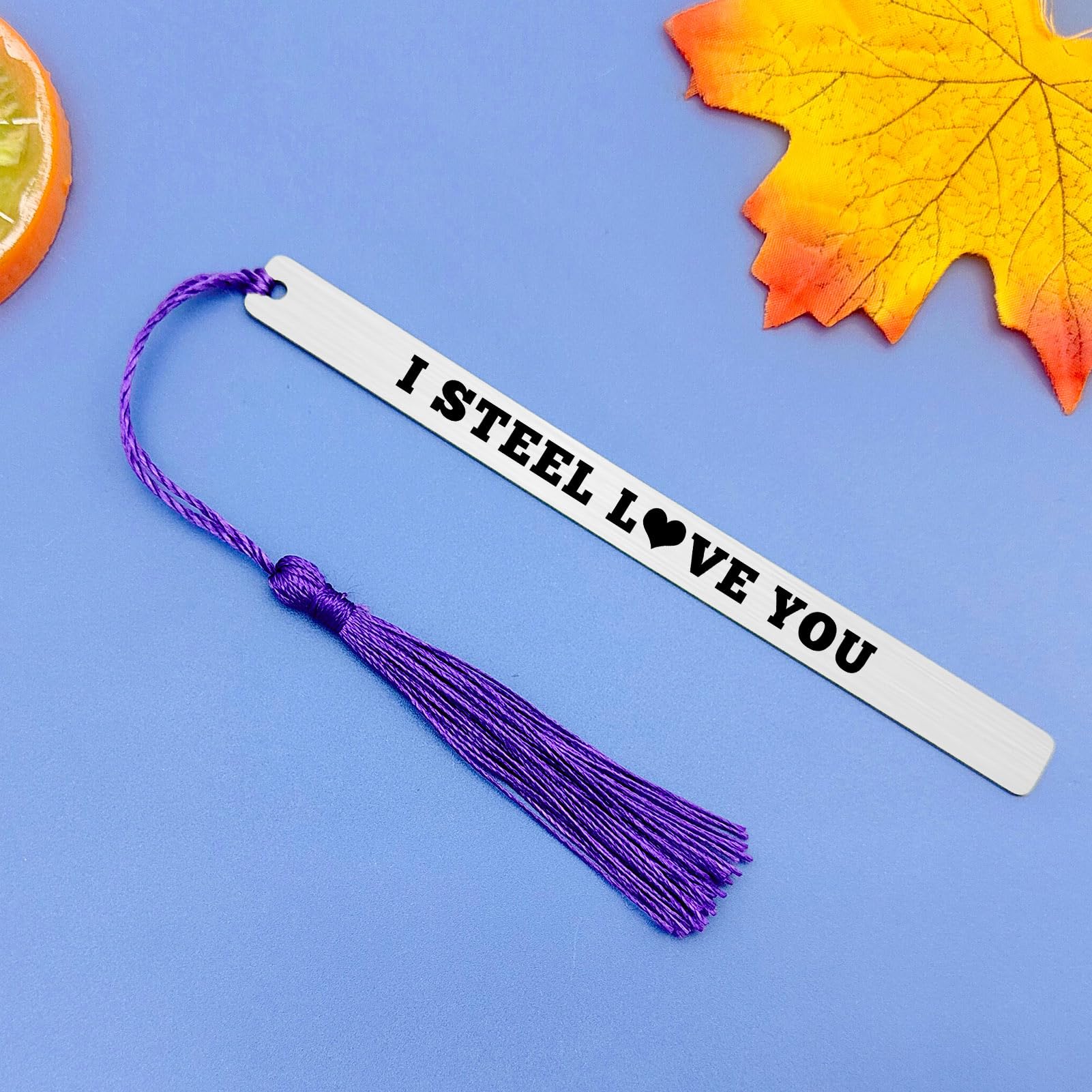 I Love You Gifts for Him Her 11 Years Anniversary Bookmark Couples Gifts for Women Men Couple Anniversary Bookmark Gifts Long Distance Relationship Gift Valentines Day Wedding Gift Deployment Gifts - Image 4