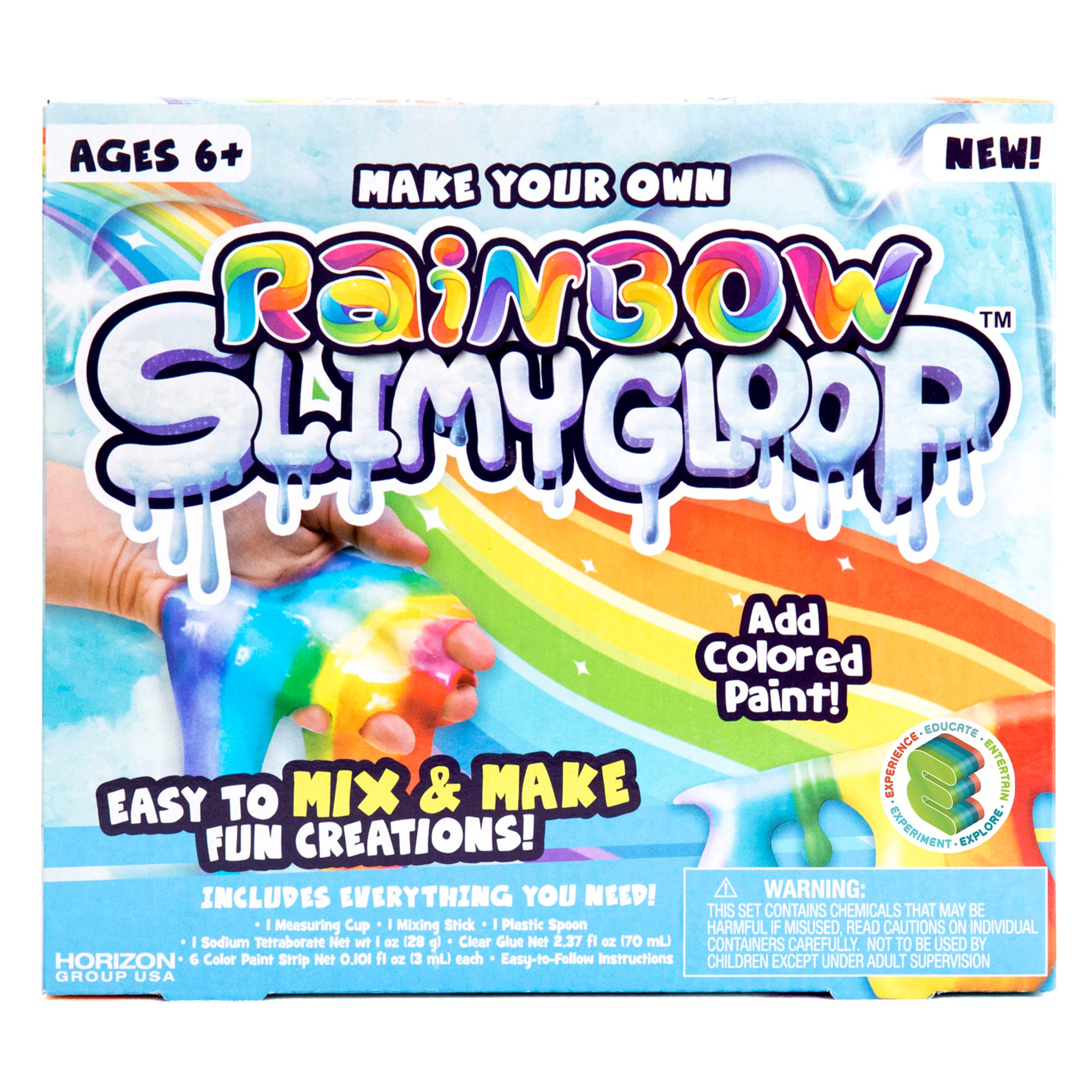 Buy SLIMYGLOOP Make Your Own Rainbow DIY Slime Kit by Horizon Group USA ...