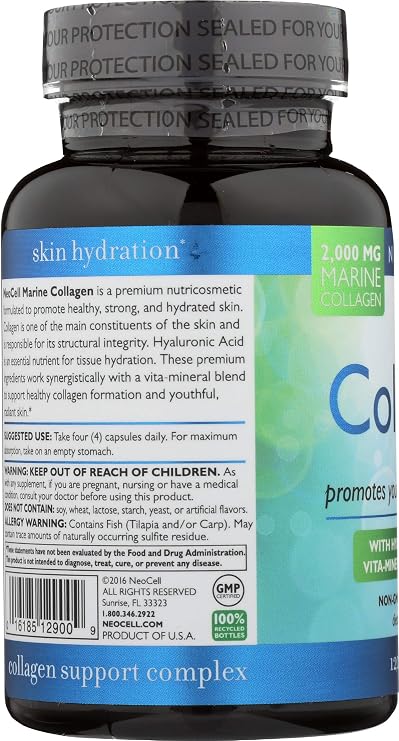 Neocell Fish Collagen Plus, 120 ct