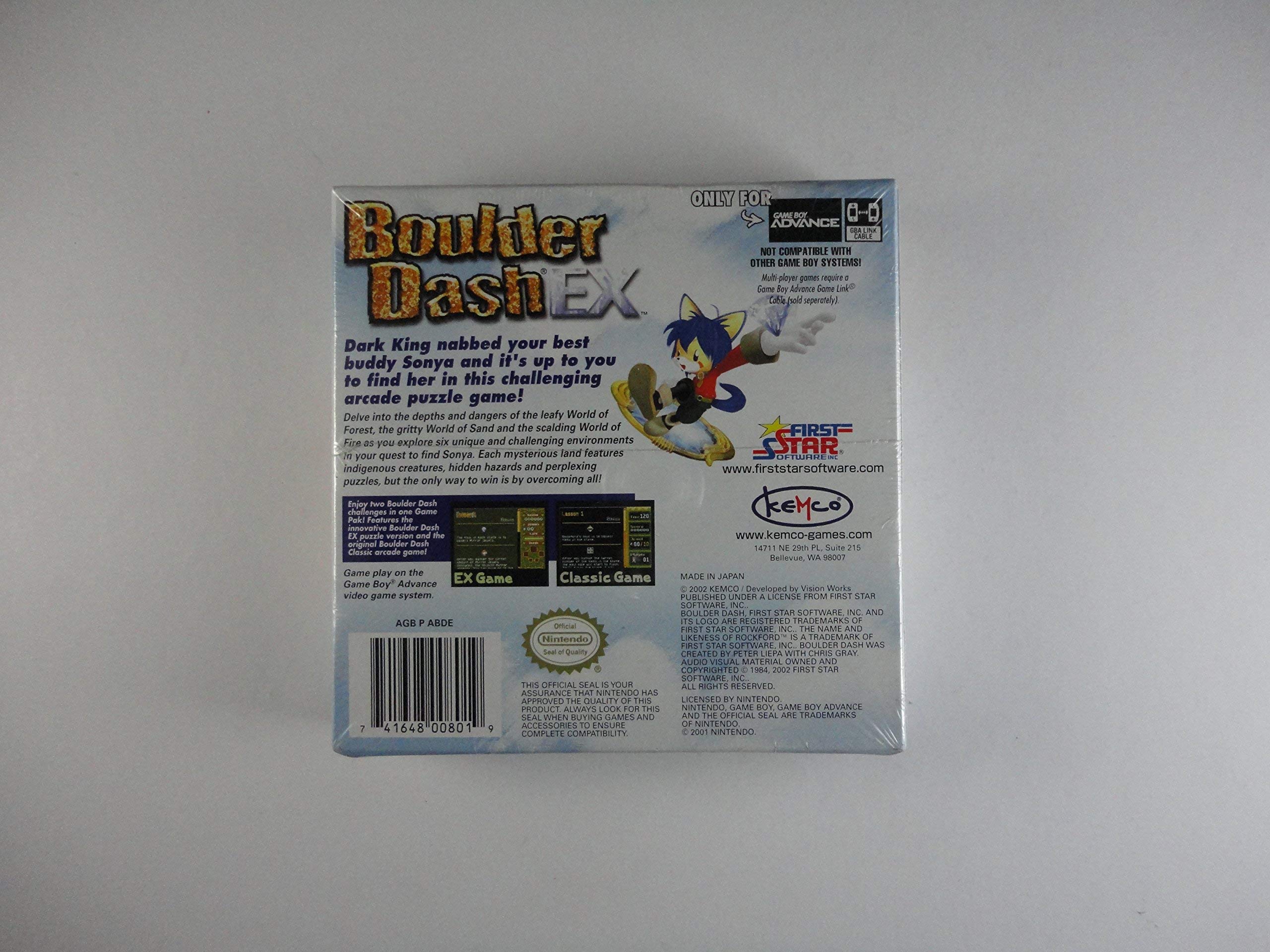 Amazon.com: BOULDER DASH EX - GBA [Game Boy Advance] (Renewed