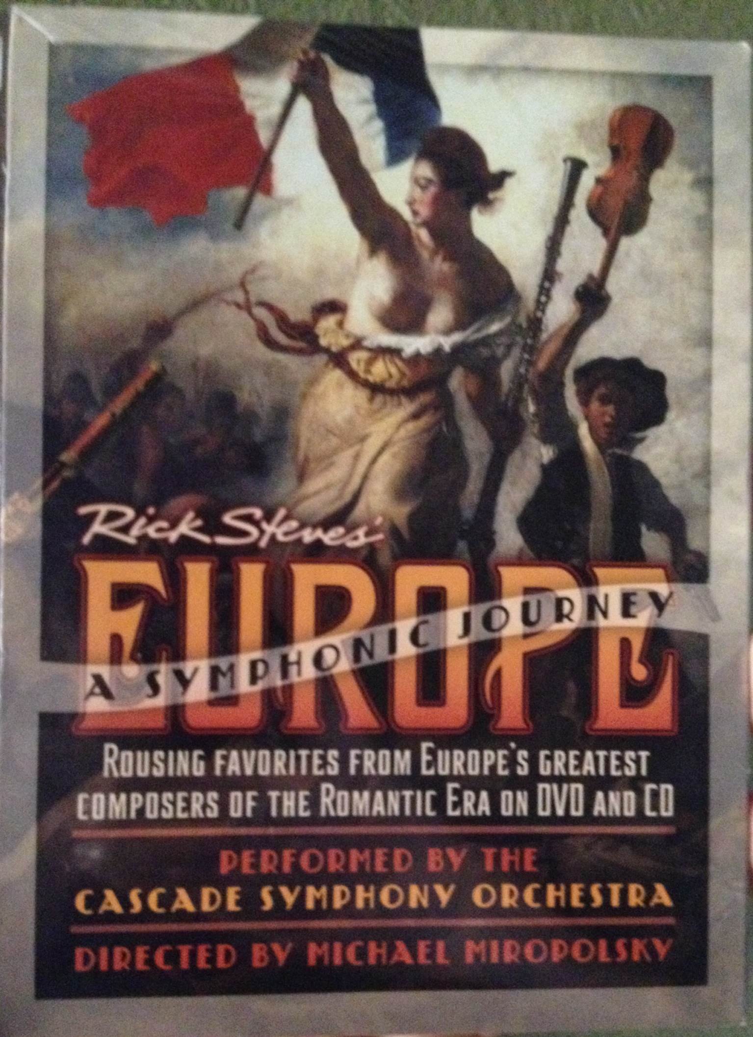 Rick Steves Europe A Symphonic Journey DVD de concierto y documental de viaje musical