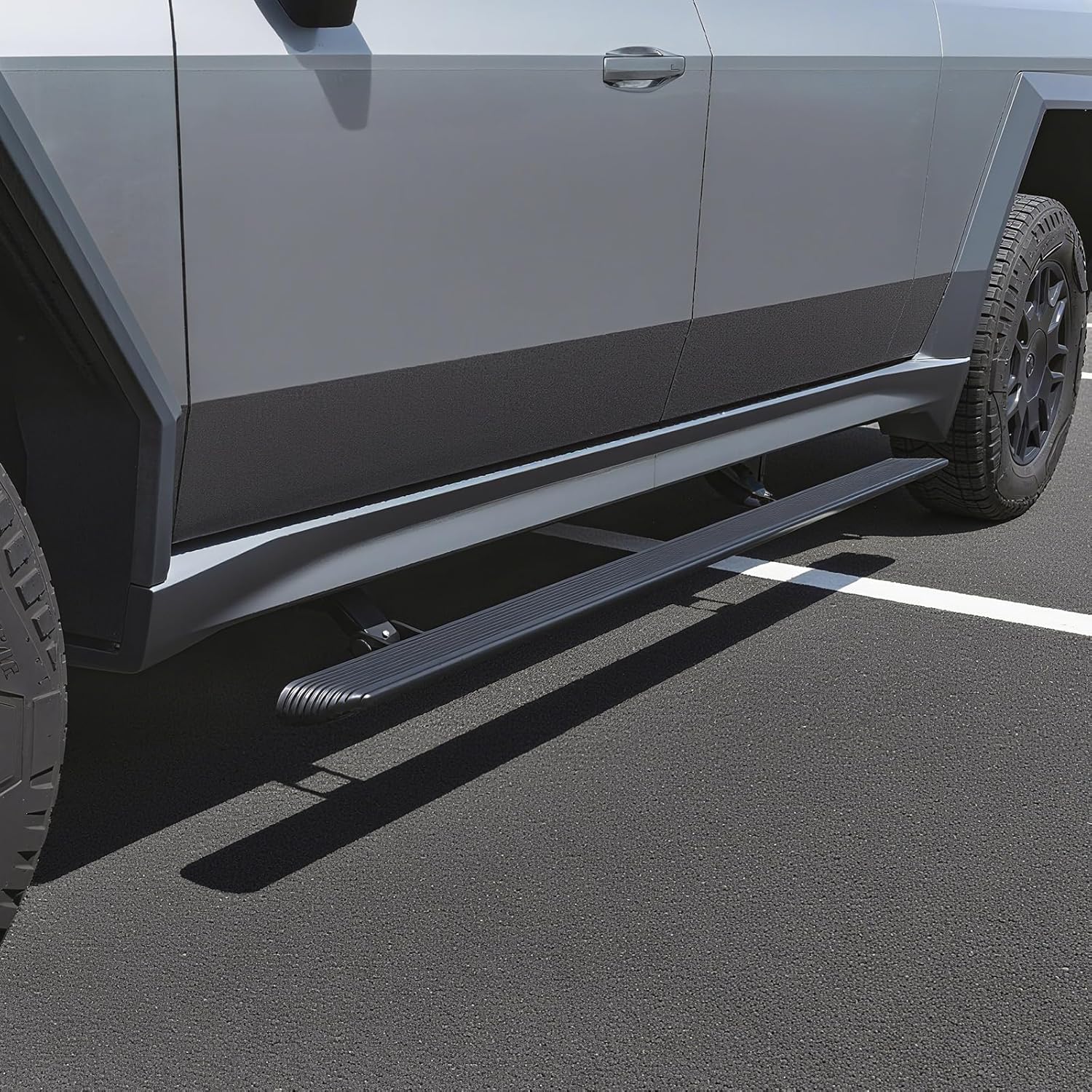 Electric Running Boards Compatible with Tesla Cybertruck – Weight Capacity Over 800Lbs Heavy-Duty Aluminum Alloy Side Steps Automatic Power Steps with All-Weather Anti-Slip