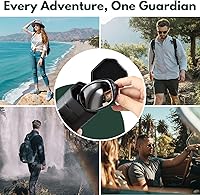 Vista 6 de Funda rígida táctica para lentes de sol, de grado militar, a prueba de golpes y resistente al agua, para exterioresviajes, compatible con Ray-Ban