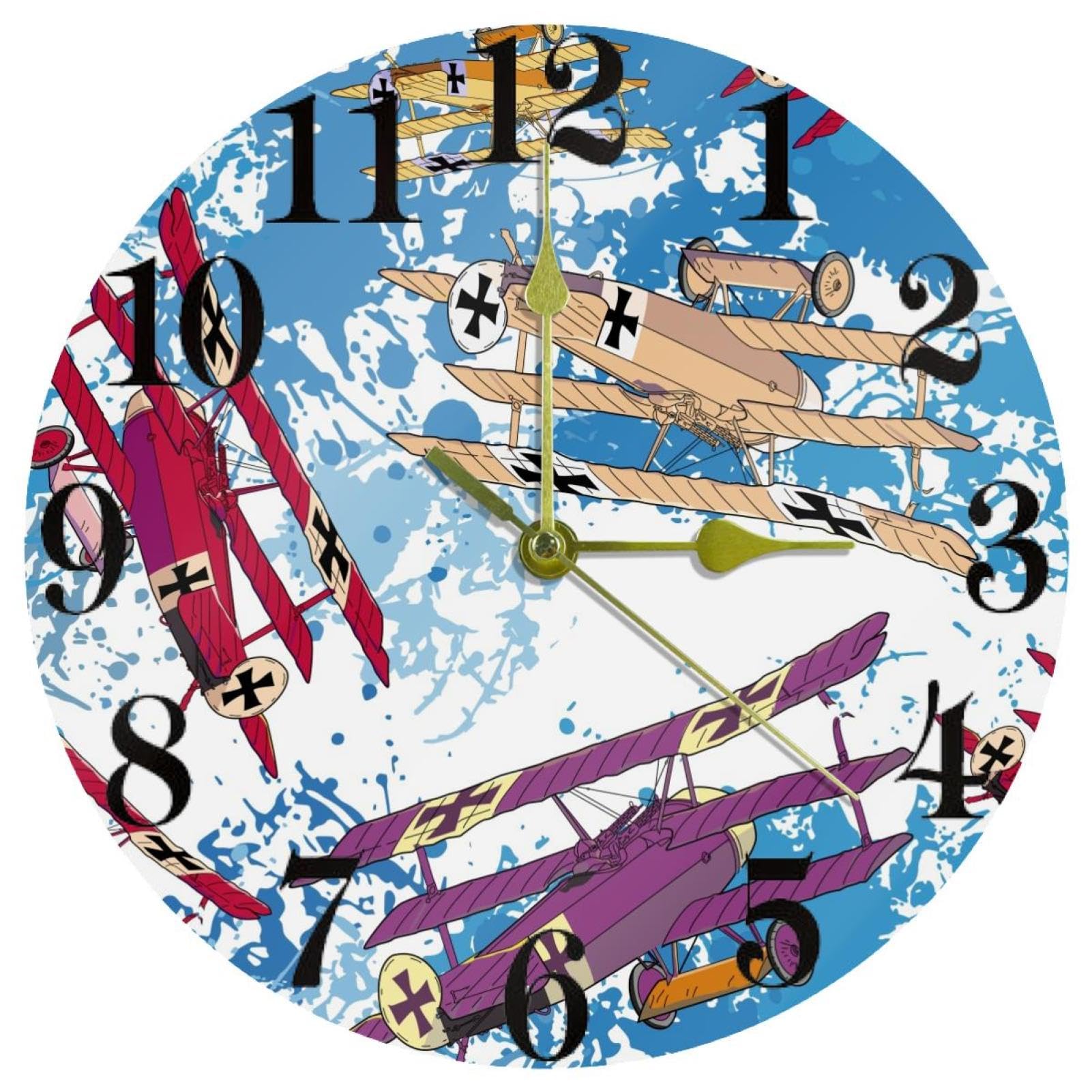 Horloge murale quartz silencieuse sans bruit pour retrouver le sommeil