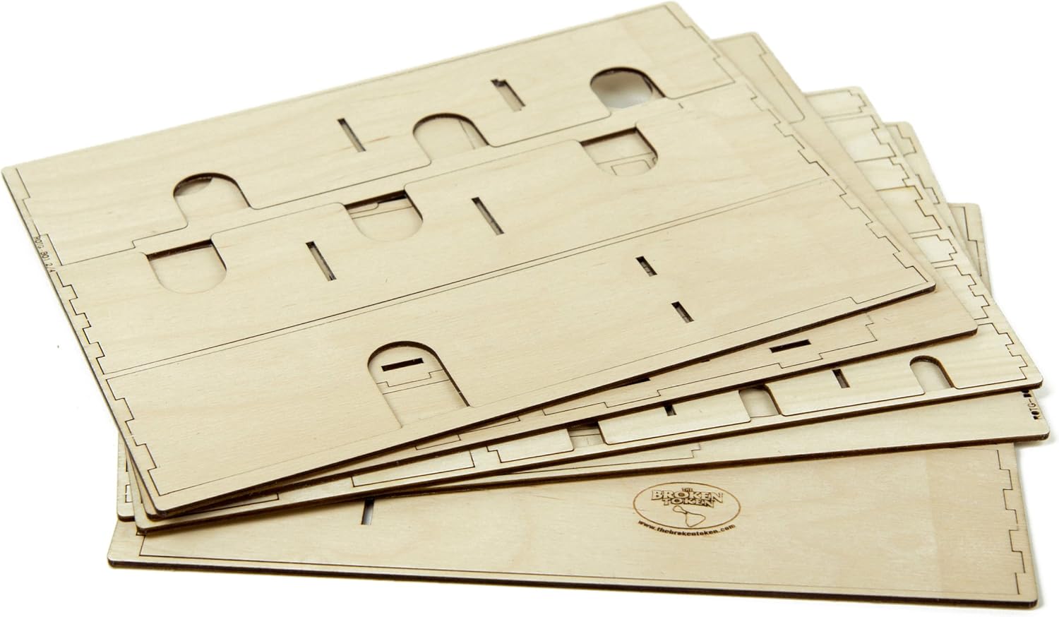 The Broken Token Roll for The Galaxy Compatible Game Organizer - Wood Storage Box with Multiple Dividers and Rows