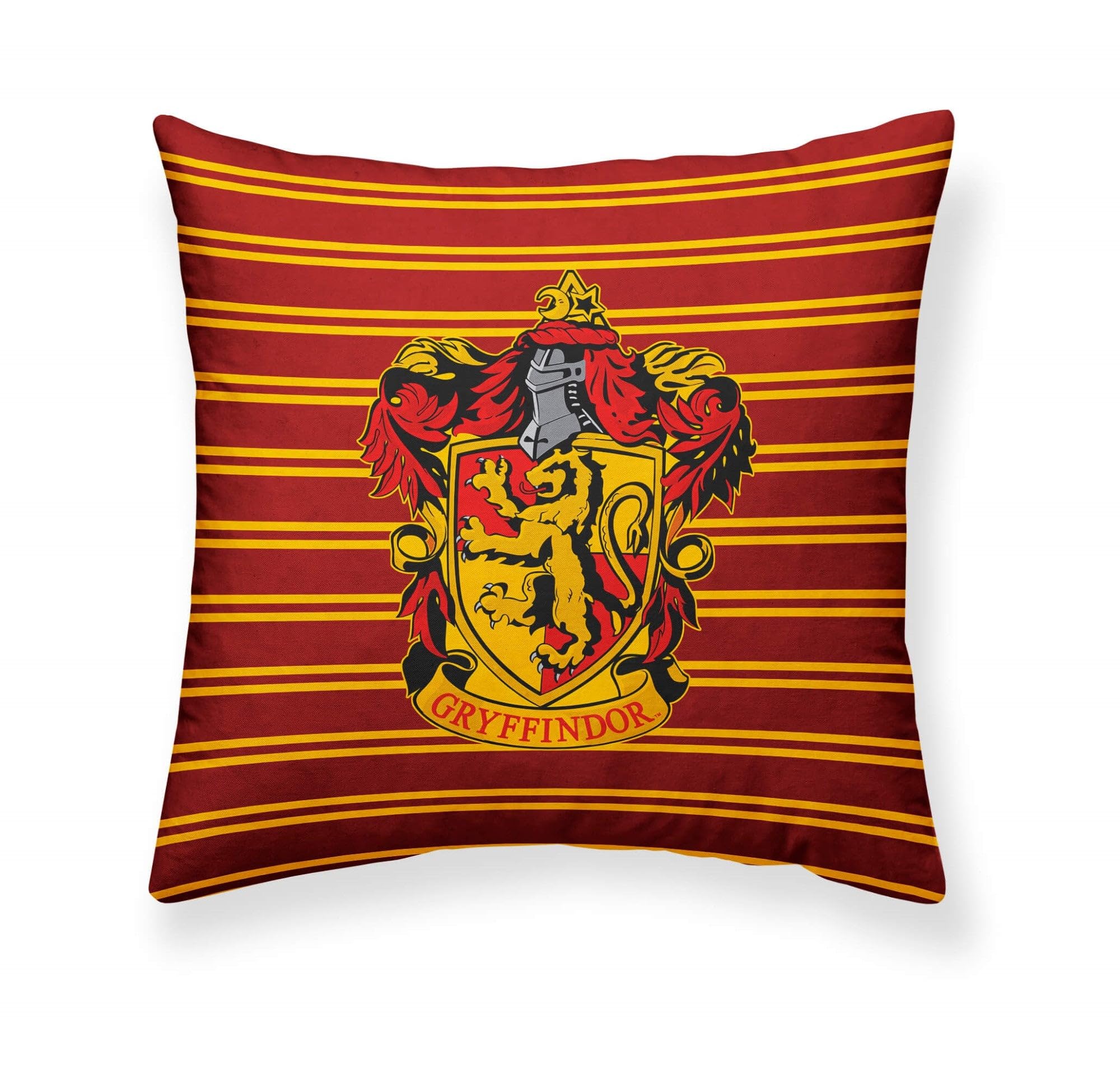 BELUM | Cushion Cover 100% Cotton 45x45cm Model Gryffindor A | Cushion Cover Looney Tunes | Cushion Cover Half Panama Fabric 100% Organic Cotton