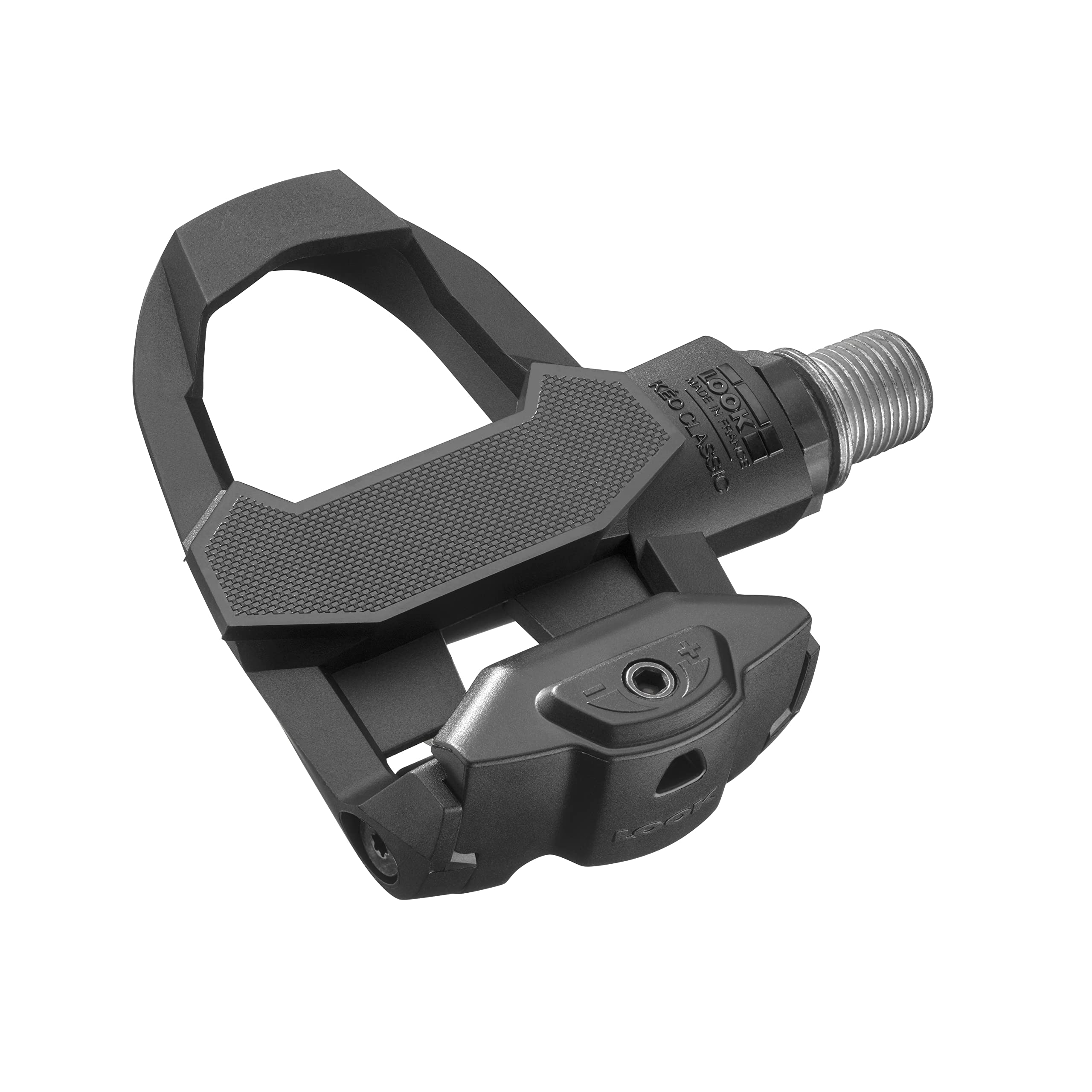 LOOKCycle - KEO Classic 3 Bike Pedals - Clipless Pedals, 400 mm² Platform Area - Easily Adjustable Tension - Composite Body Material - Chromoly Spindle