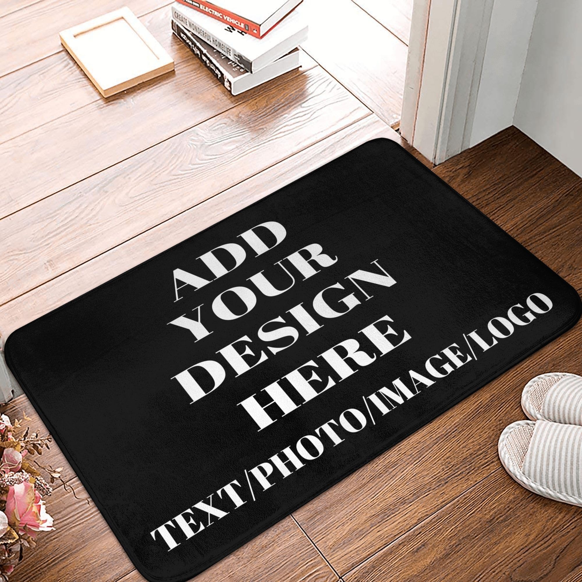 Amazon.com: RMWD Studio Custom 2x3 Rug with Photo Text Logo