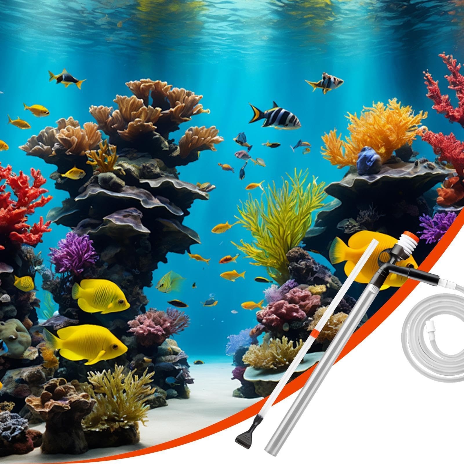 Gravel Vacuum For Aquarium, Fish Tank Cleaner, Aquarium Gravel Cleaner, Gravel Vacuum, Aquarium Water Changer Fish Tank Gravel Cleaner Fish Tank Cleaner For Fish Tank Cleaning Gravel And Sand