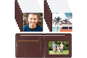 Personalized Sublimation Blank Bifold Wallet for Men: Create Unique Leather Wallets with...