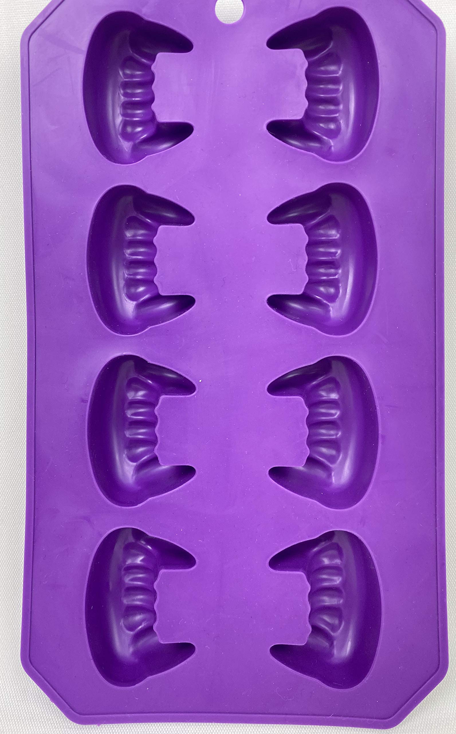 Juego de 3 bandejas para cubitos de hielo, molde para caramelos, gelatina, calavera, colmillo, calabaza