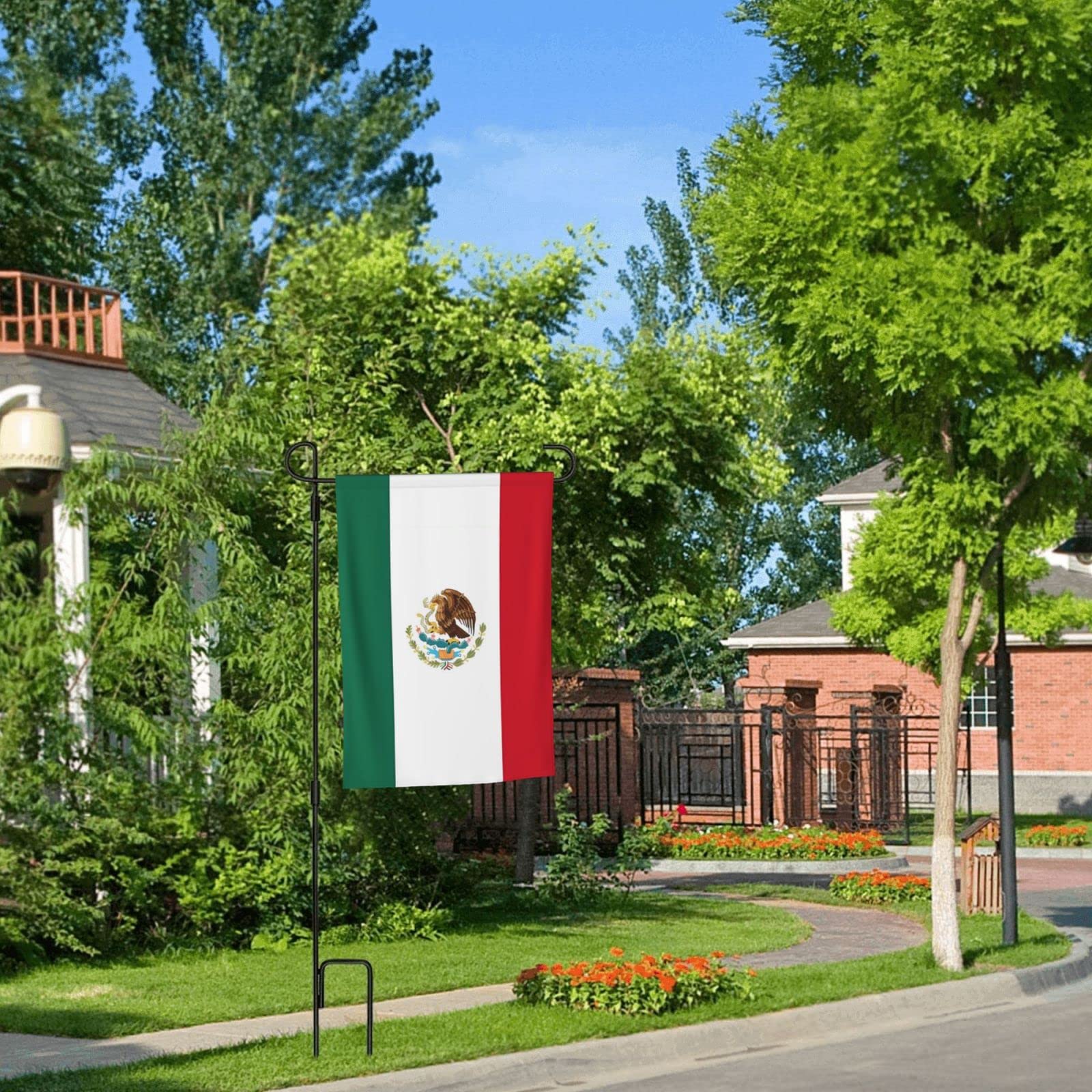 Nepnuser Linen Cinco De Mayo Garden Flag Mexican Fiesta Holiday Decoration Indoor Outdoor Lawn Front Yard Sign Decoration