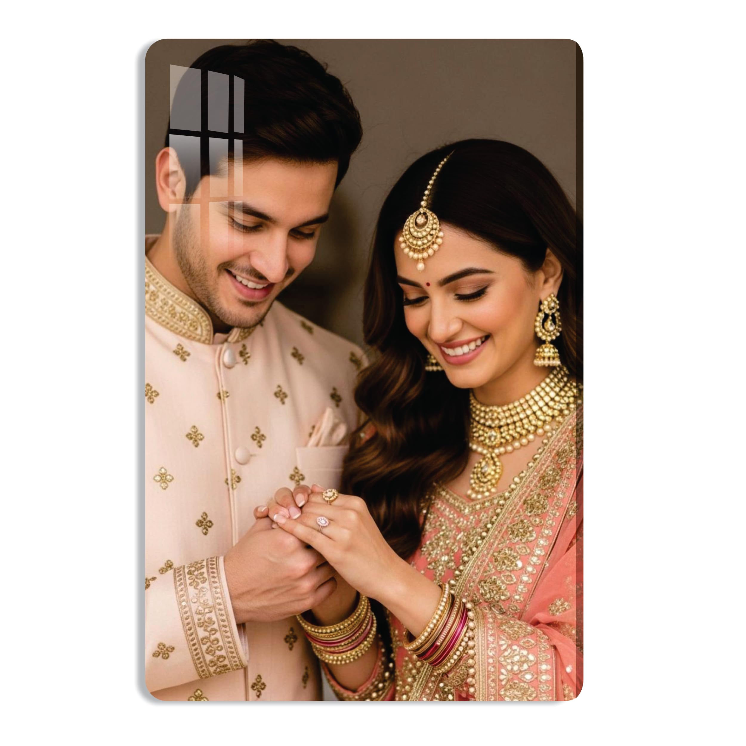 Customized Acrylic Photo Frame | Personalized Wall Mount Frameless Picture Frame | Customize Photo Frames with Photo | Birthday Photo Frame | Personalised custom Gift for Special Moments