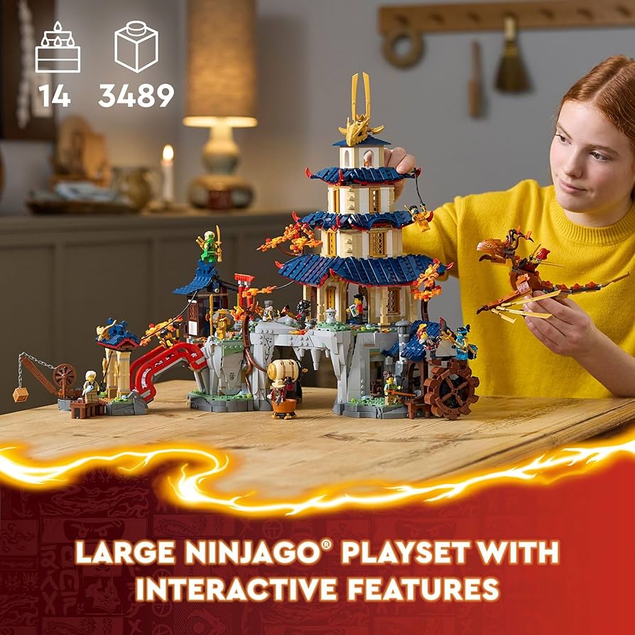 Amazon.com: LEGO NINJAGO Tournament Temple City Building Toy