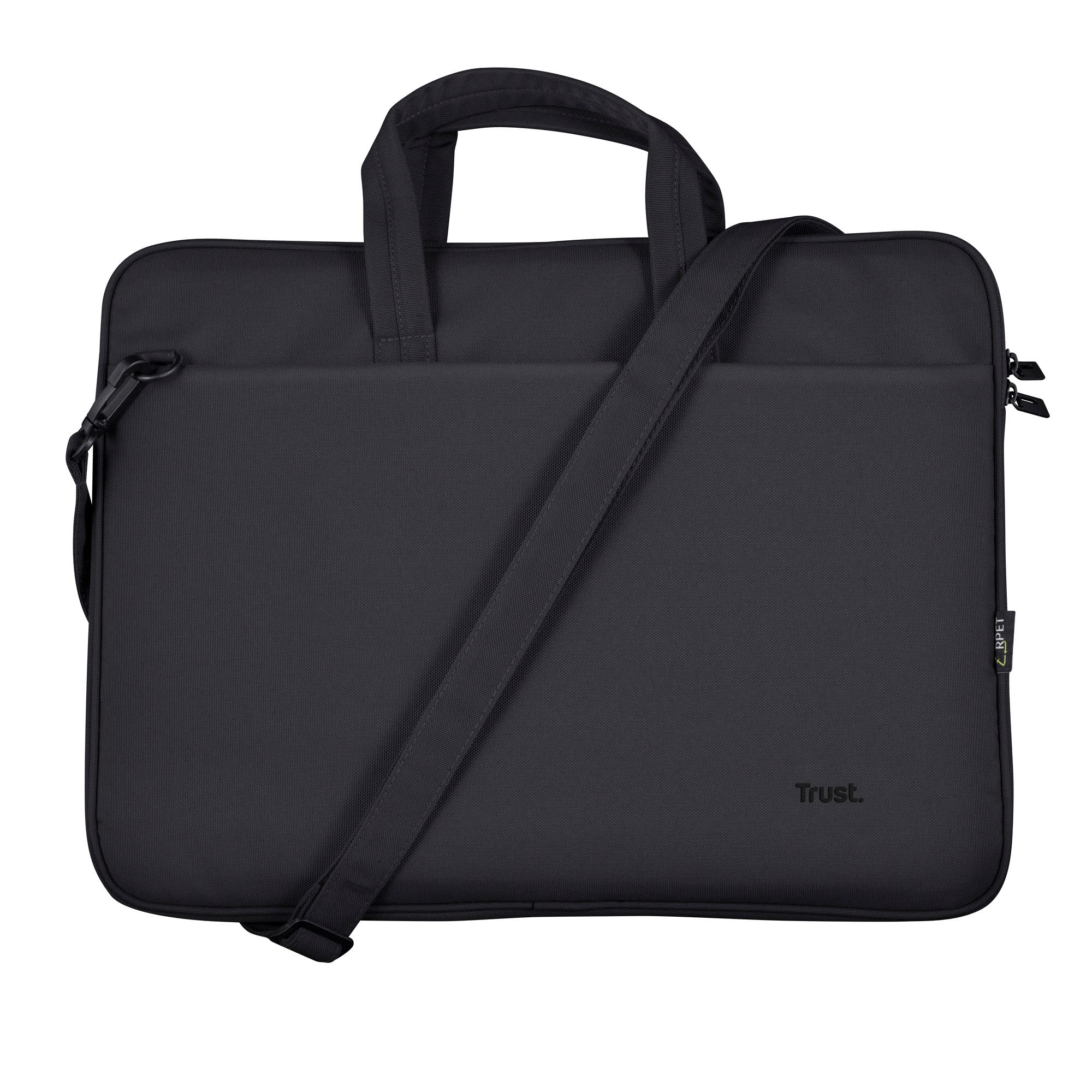 Sac Mince pour Ordinateur Portable 16 Pouces Trust Bologna Recyclé Bandoulière Voyage
