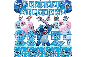 103 PCS Stitch Party Decorations Set