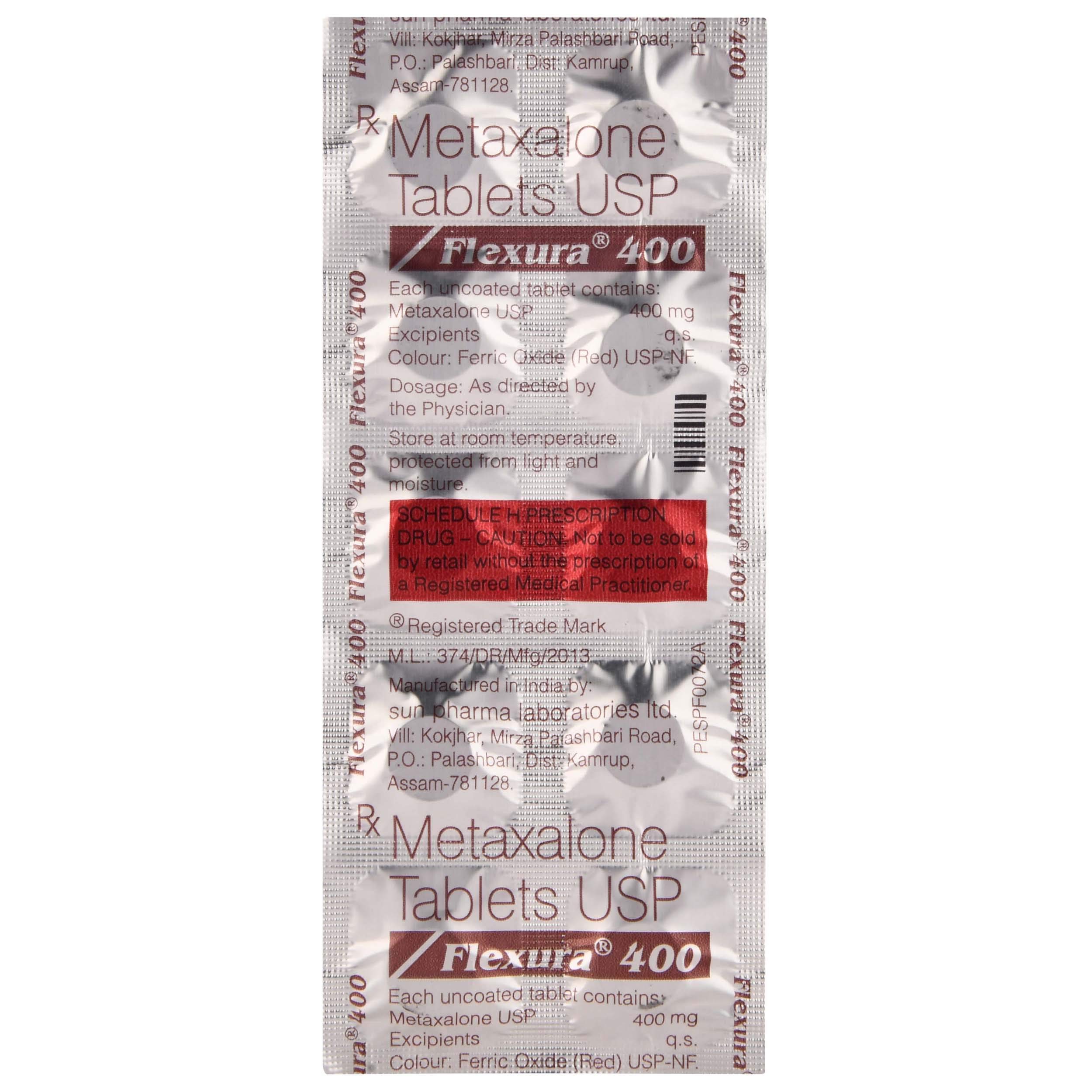 Flexura 400 - Strip of 10 Tablets