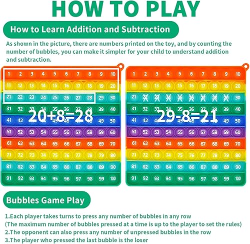 Miniatura 4 de HUAZHENQI-GH Sight Word A-Z - Juguete de números del alfabeto del 1 al 100, es un juguete de lectura temprana e iluminación de números, adecuado